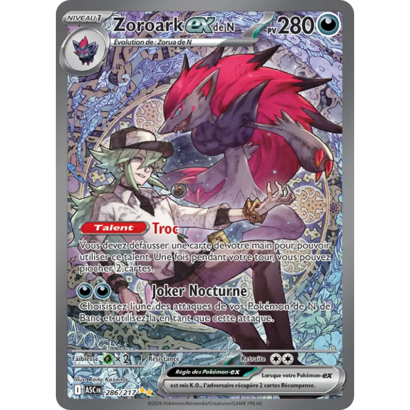 Zoroark EX de N 286/217
