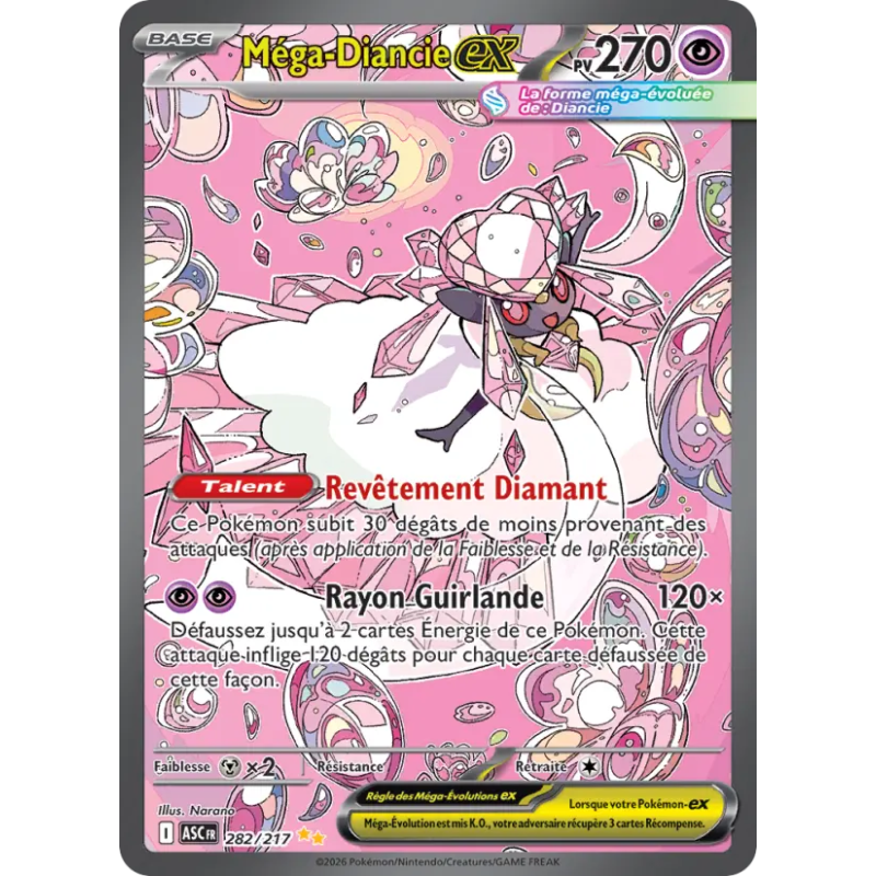 Méga-Diancie EX 282/217