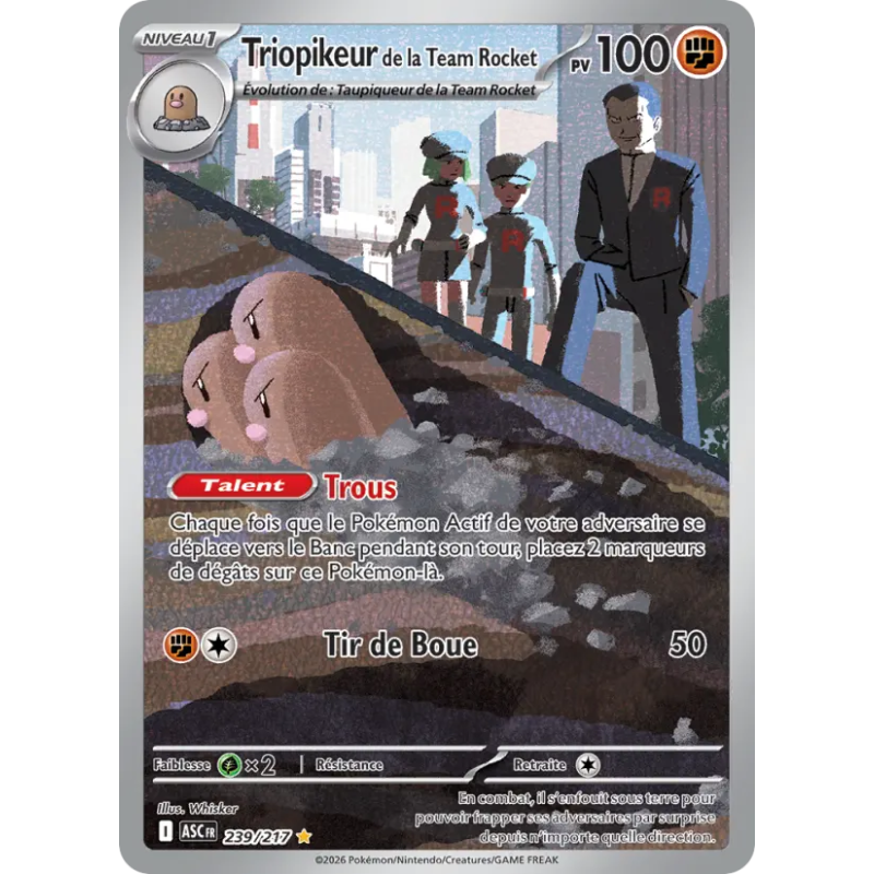 Triopikeur de la Team Rocket 239/217
