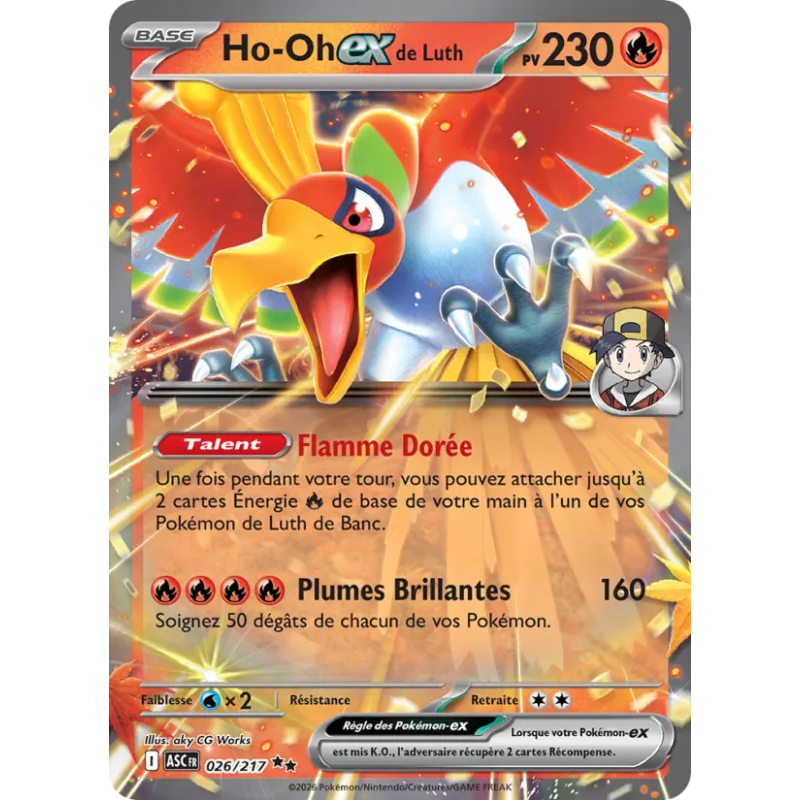Ho-Oh EX de Luth 26/217