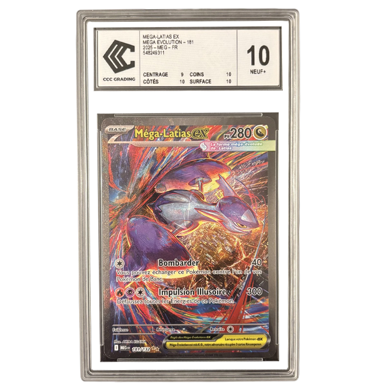 Carte Gradée CCC 10 Méga-Latias EX 181/132 FR | Attrape Ton Poke