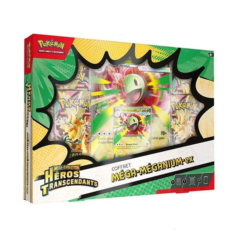 Coffret Mega-Méganium EX Héros Transcendatns Fr