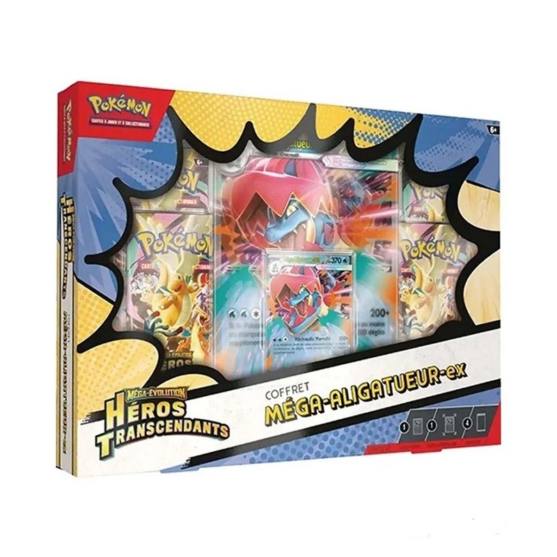 Coffret Mega-Aligatueur EX Héros Transcendatns Fr