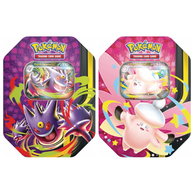 Lot de 2 Pokébox Méga Ectoplasma & Méga Melodelfe EX FR | Attrape Ton Poke