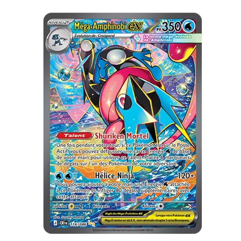 Méga-Amphinobi EX Alternative 116/086 ME04 FR | Attrape Ton Poke