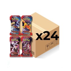 Case – 24  Boosters Blisters Carton – Pokémon – EV10 – Rivalités Destinées – FR