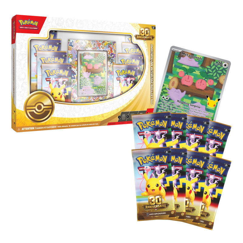 Méta-titre : Coffret Pokémon Métamorph 30e Anniversaire Premium | Attrape Ton Poke