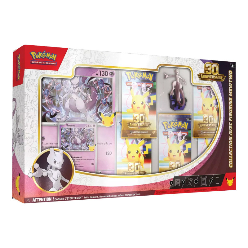 Coffret Pokémon Mewtwo 30e Anniversaire – Figurine | Attrape Ton Poke