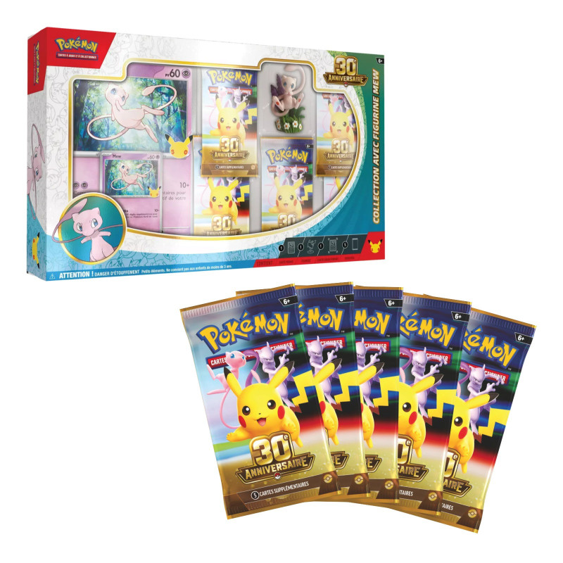 Coffret Pokémon Mew 30e Anniversaire – Figurine | Attrape Ton Poke
