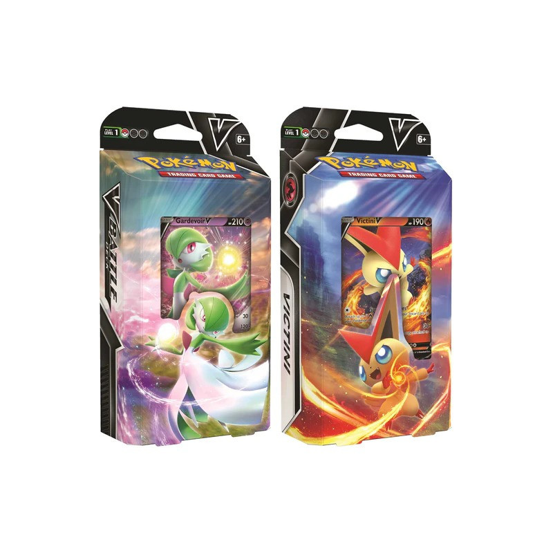 Lot de 2 Deck Victini & Gardevoir V – Pokémon Fr